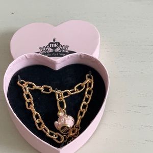 Mary Kay Consultant Award Totally Charmed Bracelet with Perfume Bottle charm